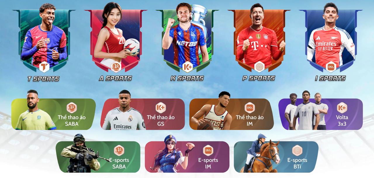Kho game đa dạng của Nhà Cái SB88 - sảnh cược Thể thao - game Slot nổi bật